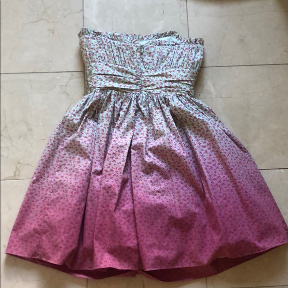 Betsey Johnson Ditsy floral strapless ombré dress - Picture 2 of 7